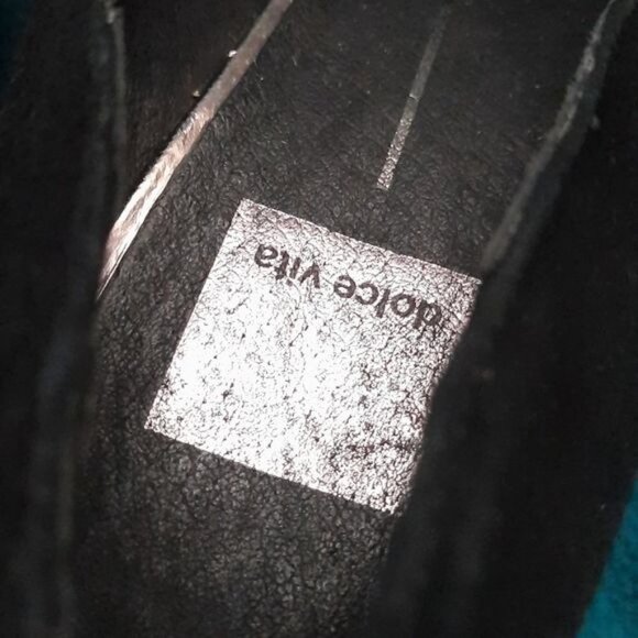 Dolce Vita Black Suede Leather Chunky Platform High Heel Pump Size 10 - Picture 15 of 16